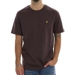 T-SHIRT BASIC LYLE & SCOTT MARRONE